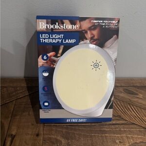 Brookstone Led Light Theraphy Lamp. UV Free. Portable